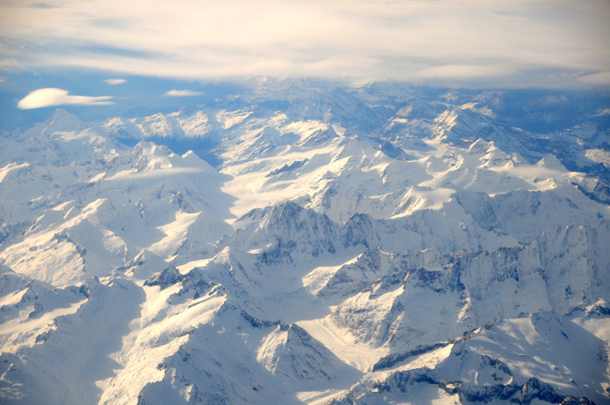 L'' Oberland bernese dall'' alto.